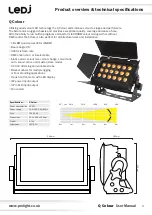 Предварительный просмотр 3 страницы Ledj Q Colour LEDJ210 User Manual