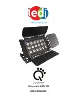 Предварительный просмотр 1 страницы Ledj Q Colour User Manual