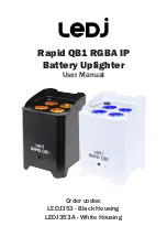 Предварительный просмотр 1 страницы Ledj Rapid QB1 User Manual