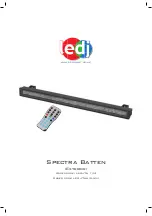 Ledj Spectra Batten LEDJ76 Manual предпросмотр