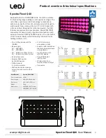 Предварительный просмотр 3 страницы Ledj Spectra Flood Q40 User Manual