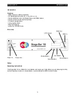 Предварительный просмотр 4 страницы Ledj STAGE BAR 16 User Manual