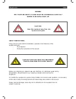 Предварительный просмотр 2 страницы Ledj STAGE PAR 64 User Manual