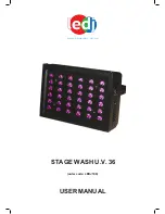 Ledj STAGE WASH U.V. 36 LEDJ106 User Manual preview