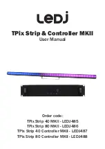 Ledj TPix Strip & Controller MKII Series User Manual предпросмотр