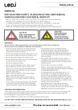 Предварительный просмотр 2 страницы Ledj TPix Strip & Controller MKII Series User Manual