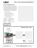 Предварительный просмотр 3 страницы Ledj Visio LP 600RGB User Manual