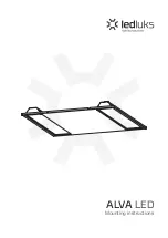 Ledluks ALVA LED Mounting Instructions preview