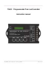 LEDLux Centralina TC423 Instruction Manual предпросмотр