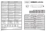 LEDOLUX HERMES LOG N+ Instruction Manual preview