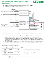 Preview for 2 page of LEDone LOD-EXTED-M20W Series Installation Manual