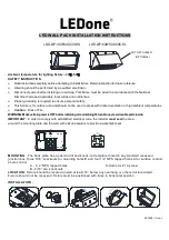 Предварительный просмотр 1 страницы LEDone LOD-WP-60WSADXXK-HL Installation Instructions