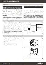 Предварительный просмотр 3 страницы Ledridge Lighting LLTOUCHDX4/WHI User Manual