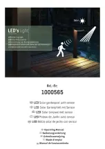 LED's light 1000565 Operating Manual предпросмотр