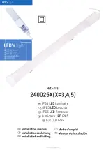 LED's light 2400253 Installation Manual предпросмотр