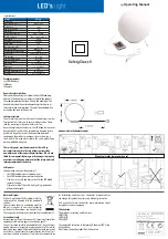 LED's light 401713 Operating Manual preview