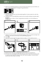 Preview for 14 page of LED's light Hangi 300780 Installation And Operating Manual