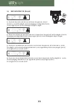 Preview for 21 page of LED's light Hangi 300780 Installation And Operating Manual