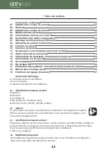 Preview for 22 page of LED's light Hangi 300780 Installation And Operating Manual