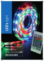 Предварительный просмотр 1 страницы LED's light LEDstrip Manual