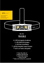 Preview for 1 page of LED's work 700352 Operating Manual