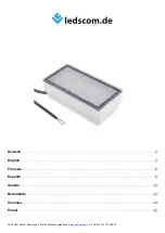 Предварительный просмотр 1 страницы ledscom LC-EL-054-WW Assembly Instructions Manual