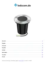 ledscom LC-EL-116 Assembly Instructions Manual preview