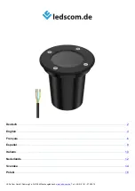 ledscom LC-EL-136 Assembly Instructions Manual preview