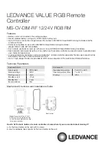 Предварительный просмотр 1 страницы Ledvance MS-CV-DIM-RF Quick Start Manual