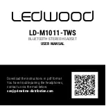 Ledwood LD-M1011-TWS User Manual предпросмотр