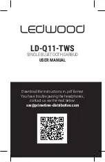 Ledwood LD-Q11-TWS User Manual preview