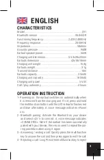 Preview for 3 page of Ledwood LD-Q11-TWS User Manual