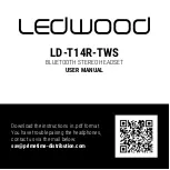 Preview for 1 page of Ledwood LD-T14R-TWS User Manual