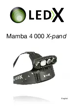 LEDX Mamba 4 000 X-pand Manual preview