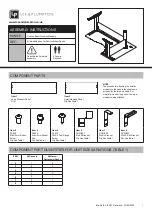 Предварительный просмотр 1 страницы Lee & Plumpton Domino Beam Wooden Modesty Assembly Instructions