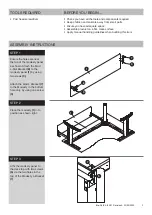 Предварительный просмотр 2 страницы Lee & Plumpton Domino Beam Wooden Modesty Assembly Instructions