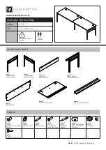 Lee & Plumpton Libra Desk Assembly Instructions предпросмотр