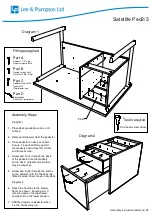 Предварительный просмотр 1 страницы Lee & Plumpton Satellite Ped2 Assembly Instructions