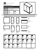 Lee & Plumpton Signature Storage Credenza Assembly Instructions Manual предпросмотр