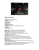 Предварительный просмотр 3 страницы Lee Jackson PLATINUM DISTORTION User Manual