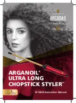 Lee Stafford ARGANOIL ULTRA LONG CHOPSTICK STYLER Instruction Manual preview