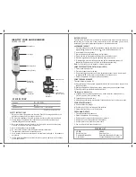 Предварительный просмотр 2 страницы Lee Star LE-805 Manual