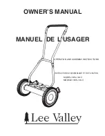 Preview for 1 page of Lee Valley Tools 1815-18 LV Owner'S Manual