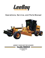 LeeBoy 685D Operation, Service And Parts Manual предпросмотр