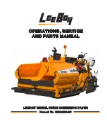 Предварительный просмотр 1 страницы LeeBoy 8510b Operation & Service Manual