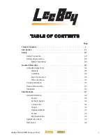 Предварительный просмотр 5 страницы LeeBoy 8510b Operation & Service Manual