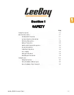 Предварительный просмотр 15 страницы LeeBoy 8510E Operation, Service And Parts Manual