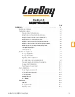 Preview for 91 page of LeeBoy 8510E Operation, Service And Parts Manual