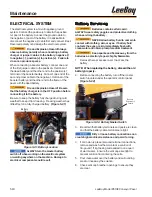 Preview for 108 page of LeeBoy 8510E Operation, Service And Parts Manual