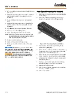 Preview for 116 page of LeeBoy 8510E Operation, Service And Parts Manual